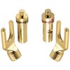 Poppstar 2x High-Quality Cable Lugs, Fork Plug for electrical connection