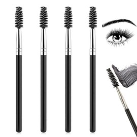 Pack of 4 Eyelash Brush, Eyebrow Brush, Eyelash Comb for Modifying Eyebrows and Eyelashes, Makeup Tools, Adding Powder Colour