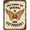 Decorative Tin Sign Original DDR East Product as a Gift
