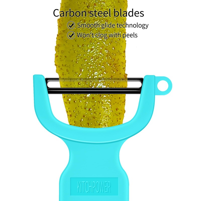 Original Vegetable Peeler, Potato Peelers for kitchen Carbon Steel Blade