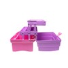 Santul 6239 Caja Vanity, 14 pulgadas, morada/rosa
