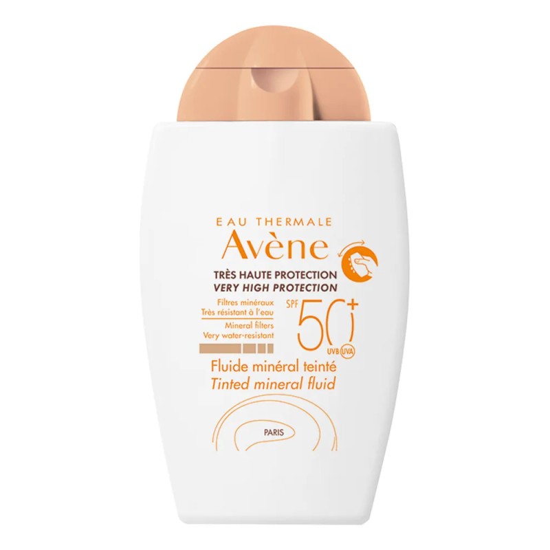 Protector Solar Avne Fluido Mineral Con Color SPF50 40ml
