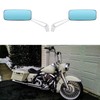 goodfitment - Sliver Rectangle Shape Motorcycle Mirrors,Upgrade Rearview Motorcycle Mirrors