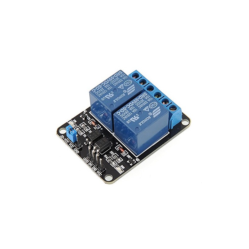 Generic 2 PCs 2 Channel DC 5V Relay Switch Module