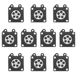 CHENLONB Carburetor Diaphragm, Set of 10, Carburetor Gasket for Chainsaws, Lawn Mowers, Repair Parts, Accessory for WALBRO WYJ WYK WYL WYM WYP WA WT