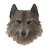 3D Animal Head Statue Resin Wall Decor Realistic Wildlife Sculpture