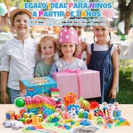 HomeChi 206 Piezas Regalos de Fiesta para Niños - Juguetes de Relleno para Piñatas/Carnaval/Cumpleaños, Adecuados para Niños y Niñas de 3+ Años, Recom