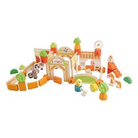 Trudi 83063 Buildings, Multicolor