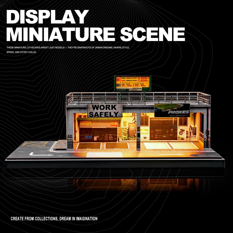 kivmcds 1/64 Hot Die Cast Wheel Display Case,Car Model Display