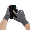 Compression Arthritis Gloves with Anti-Grip Dots, Fingerless Design for Touchscreen
