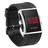 DIGIFLEX Digital Black Wristwatch - Red LED Light Sport Wrist