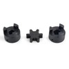 5/8" to 3/4" L075 Flexible 3-Piece L-Jaw Coupling Coupler Set