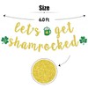 Let’s Get Shamrocked Banner-St. Patrick's Day Decorations, Shamrock Theme St.
