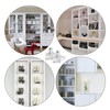 HASLED Shelf Holder, Pack of 100 Transparent Shelf Brackets, Floor