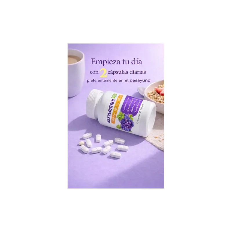 Resveratrol Suplemento Produccion Colageno Anti Envejecimien Sabor