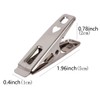 FOMMEN Towel Clips 40 Pack Metal Clothes Pins,Stainless Steel Clothespin
