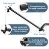BRIGHT SHOWERS 15 Inch Extra Long Shower Head Extension Arm,