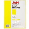 JAM PAPER Plastic Sleeves - Letter Size - 9 x