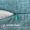 MIULEE Pack of 2 Smoke Blue Throw Pillow Covers 20x20