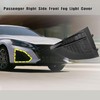 FZJDSD 1PC Black Passenger Right Side Front Fog Lamp Light