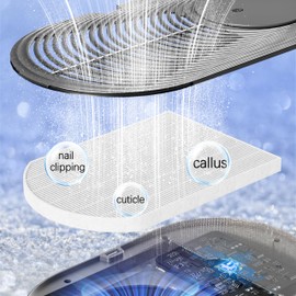 High-Density Replacement Filter for Achzzy Nail Dust Collector, 2Pcs No-Spilling Filter for Dust Collector, Nail Art Salon Nail Dust Extractor Accessories, Superior Absorption for Enhanced Air Quality