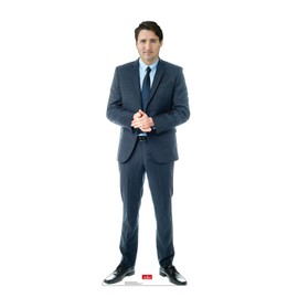 Cardboard People Canadian Prime Minister Justin Trudeau Life Size Cardboard Cutout Standup