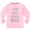 Harry Bear Girls Pyjamas Sleep Slogan, pink