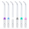6 Pcs Flosser Tips Replacement Heads Compatible with Waterpik,Flosser Replacement