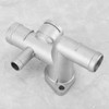 KSTE 4Pcs/Set Aluminum Engine Coolant Hose Flange Kit Compatible with