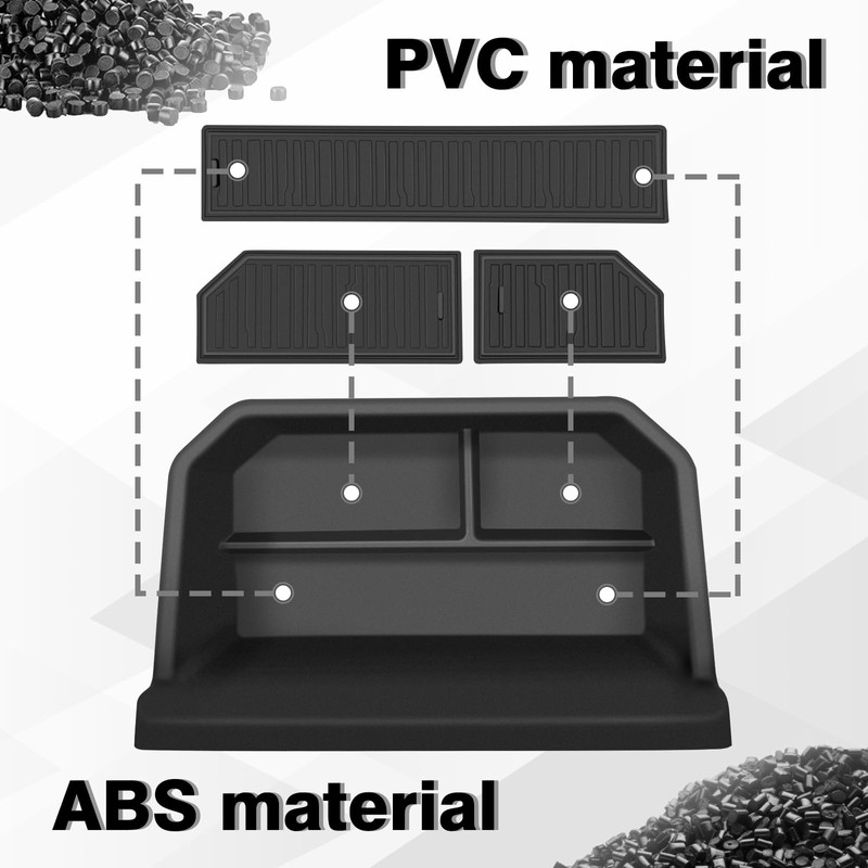 BestEvMod Upgraded Gen2 Center Console Dash Storage Box Tray Compatible