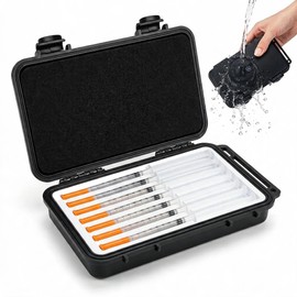 7-Slot Prefilled Syringe Storage Case for 1 mL & 0.5ml Syringes, Syringe Organizer for Insulin and Peptide, Suitable for Fridge & Travel