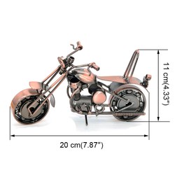 Creative Home Desk Decor Collection Hand Soldering Wrought Iron Model Motorcycle Moto Metal Ornaments