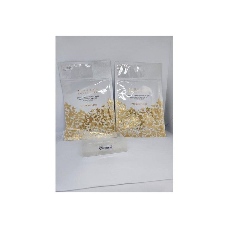 Nature Republic Ginseng Royal Silk Gold 2 Step Hydrogel Mask