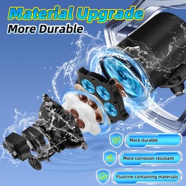 RV Water Pump Replace for 4048-153-E75 ，12V 4 GPM, 55 PSI, 10 Amps Automatic Demand Diaphragm Pump,Compatible with RV Caravan Marine Yacht