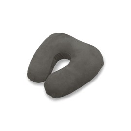Gold Pillow Neck Pillow Cushion (Shukure Grey, Faux Suede)