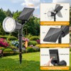 BONLION Solar Lights Outdoor Spot Light Waterproof: 1000LM Adjustable Cool
