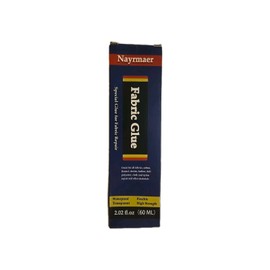 Nayrmaer Fabric Glue Permanent Clear Washable Clothing Adhesive Flexible 2.02 oz