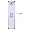 Maven Slim Skinny Whiteboard Dry Erase to-do List Narrow Mini