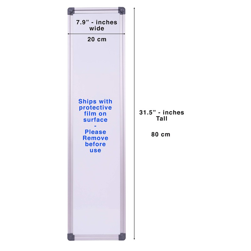 Maven Slim Skinny Whiteboard Dry Erase to-do List Narrow Mini