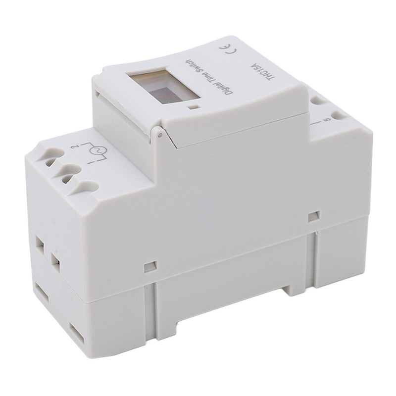 Digital Timer Switch LCD Programmable Weekly Rail Time Relay AC220‑240V