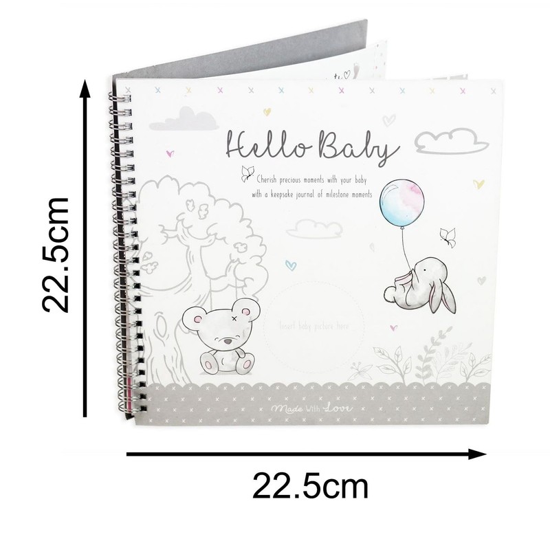 Baby Memory Journal Keepsake Book Milestone Photobook Gender Neutral Diary