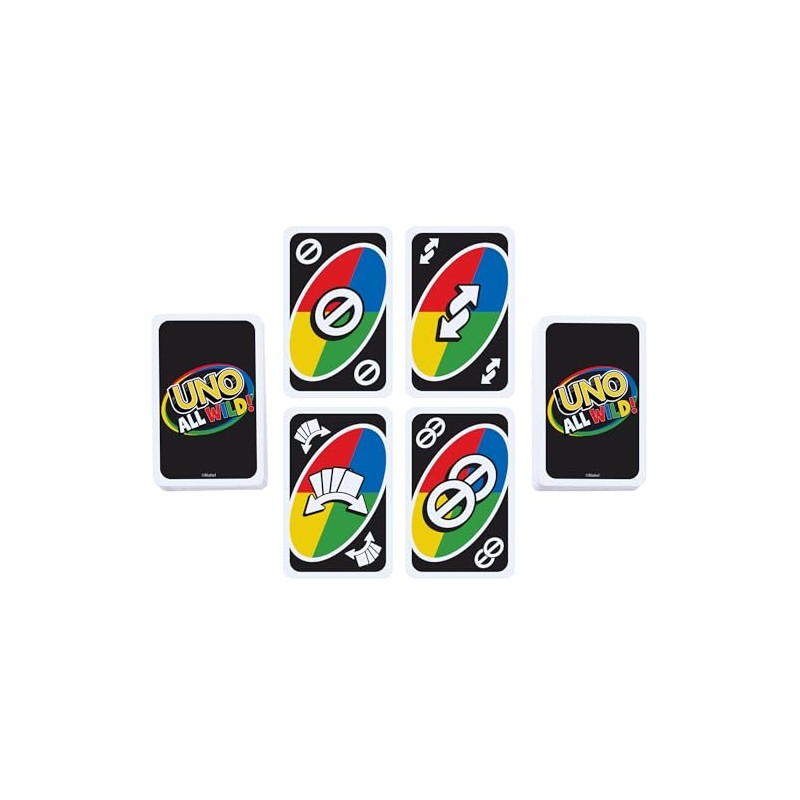Mattel Games UNO All Wild Juego de Cartas (Mattel HHL33)