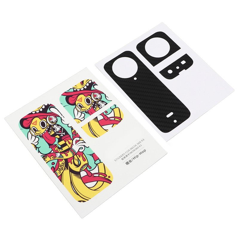 Cartoon Pattern PVC Stickers Panorama Camera PVC Sticker Protective Anti