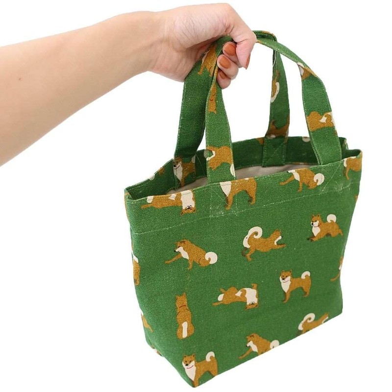 Friends Hill VW-270-138 Mini Tote Shibatazu, Green