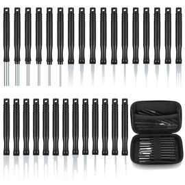 30 Piece Terminal Removal Tool Set for Car, Car Cable Plug Removal Tool Pin Extractor, Repair Pin Removal Tool, Remover Key Tools for Most Connectors Terminals Tool