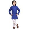 SKAVIJ Kids Soft Cotton Kurta Pajama Set for Boys Royal