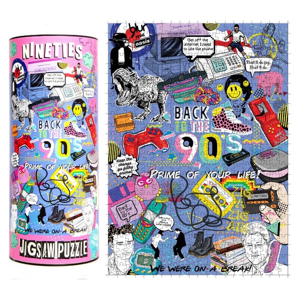 Boxer Wholesale Nineties-Better in My Day Jigsaw Puzzle, Multicolor