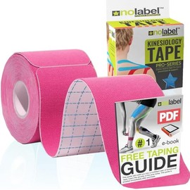 2 Pack Pink Pre Cut Kinesiology Tape, 5m Roll Pre-Cut Body Tape, 5cm Wide Sports Tape, Medical Tape, Physio Tape, Muscle Tape for Muscle Recovery