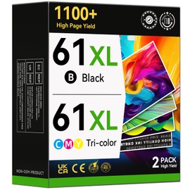 67XL Black/Tri-Color Ink Cartridges Combo Pack for HP Ink 67 Works for DeskJet 4155e 2734e 4100e 2855e 4255e 2700 2755e 2700e Envy 6055e 6000 6455e 6400 Printer