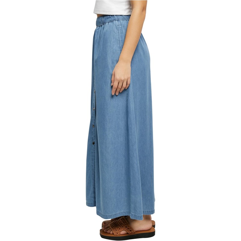 Urban Classics Women's Skirt, Skyblue Washed